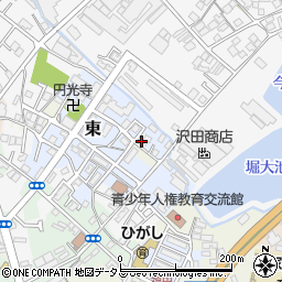 大阪府貝塚市東106周辺の地図