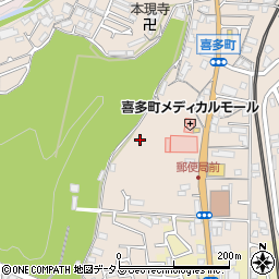 大阪府河内長野市喜多町223周辺の地図