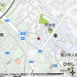 大阪府貝塚市堀713-17周辺の地図