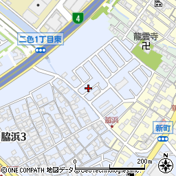 大阪府貝塚市脇浜3丁目2-3周辺の地図