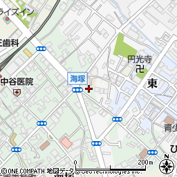 大阪府貝塚市小瀬58-9周辺の地図