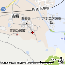 奈良県高市郡高取町吉備196周辺の地図