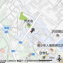 大阪府貝塚市東128周辺の地図