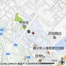 大阪府貝塚市東47-2周辺の地図