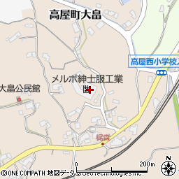 広島県東広島市高屋町大畠391周辺の地図