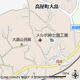 広島県東広島市高屋町大畠408-1周辺の地図