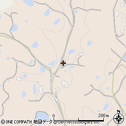 兵庫県淡路市竹谷204周辺の地図