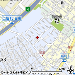 大阪府貝塚市脇浜3丁目2-8周辺の地図