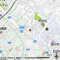 大阪府貝塚市堀713-10周辺の地図
