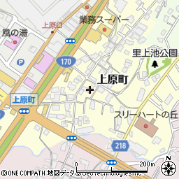 大阪府河内長野市上原町577周辺の地図