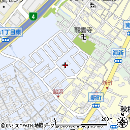大阪府貝塚市脇浜3丁目9-21周辺の地図