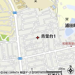〒594-1153 大阪府和泉市青葉台の地図