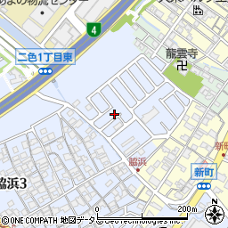 大阪府貝塚市脇浜3丁目2-5周辺の地図