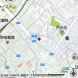大阪府貝塚市小瀬58-8周辺の地図