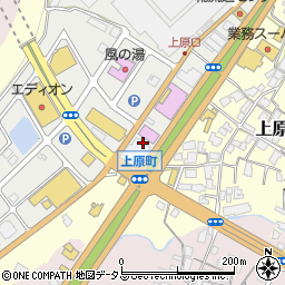 大阪府河内長野市上原西町12周辺の地図