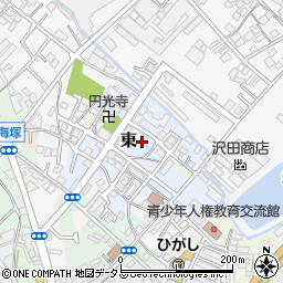 大阪府貝塚市東47周辺の地図