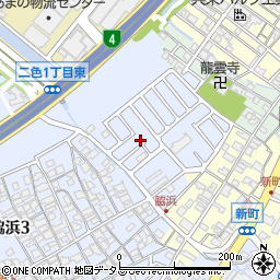 大阪府貝塚市脇浜3丁目2-6周辺の地図
