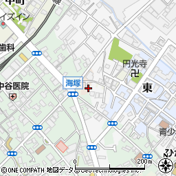 大阪府貝塚市小瀬58周辺の地図