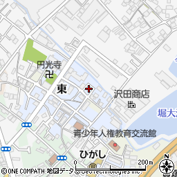 大阪府貝塚市東32-1周辺の地図