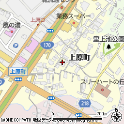大阪府河内長野市上原町580周辺の地図