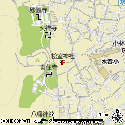 松室神社周辺の地図