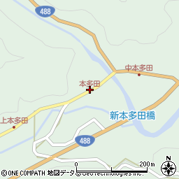 本多田周辺の地図