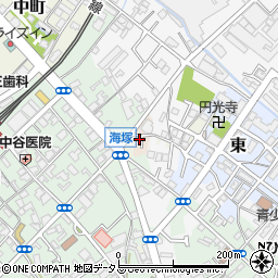 大阪府貝塚市小瀬58-7周辺の地図