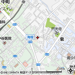 大阪府貝塚市小瀬58-4周辺の地図