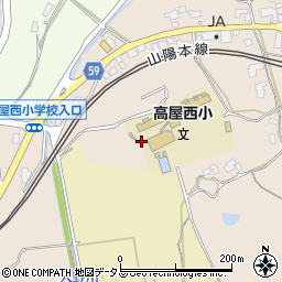 広島県東広島市高屋町中島1165周辺の地図