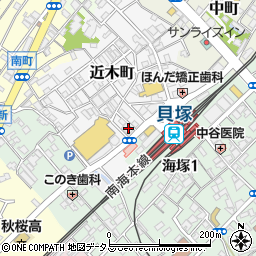 大阪府貝塚市近木町2-3周辺の地図