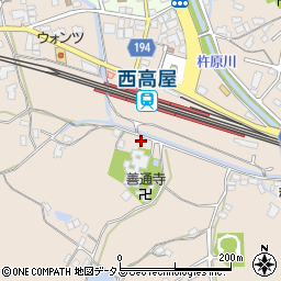 広島県東広島市高屋町中島697周辺の地図