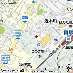 大阪府貝塚市近木町15-5周辺の地図