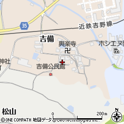 奈良県高市郡高取町吉備216周辺の地図