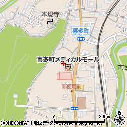 喜多町歯科クリニック周辺の地図