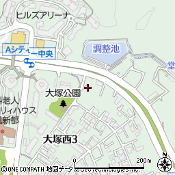 ローソン広島大塚西三丁目店周辺の地図