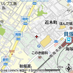 大阪府貝塚市近木町15-23周辺の地図