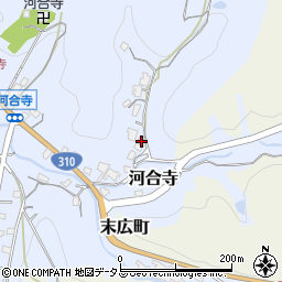 大阪府河内長野市河合寺697周辺の地図