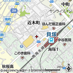 深川本店周辺の地図