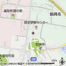 奈良県高市郡高取町田井庄140周辺の地図