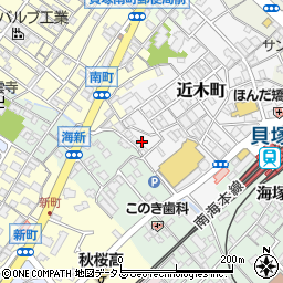 大阪府貝塚市近木町15周辺の地図