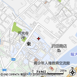 大阪府貝塚市東105周辺の地図
