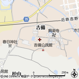 奈良県高市郡高取町吉備249周辺の地図