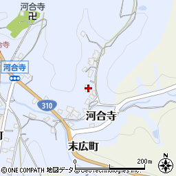大阪府河内長野市河合寺698周辺の地図