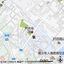 大阪府貝塚市東73周辺の地図