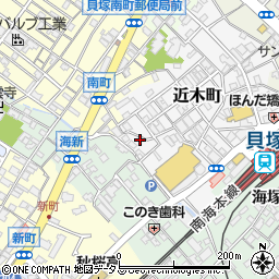 大阪府貝塚市近木町15-20周辺の地図