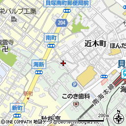 大阪府貝塚市近木町15-15周辺の地図