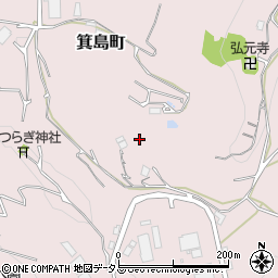 広島県福山市箕島町周辺の地図