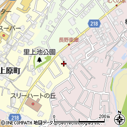 大阪府河内長野市上原町717周辺の地図