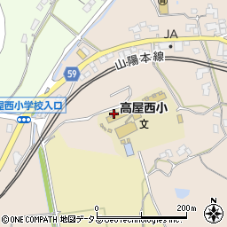 広島県東広島市高屋町中島1165-3周辺の地図