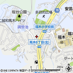 中國新聞　福木営業所周辺の地図